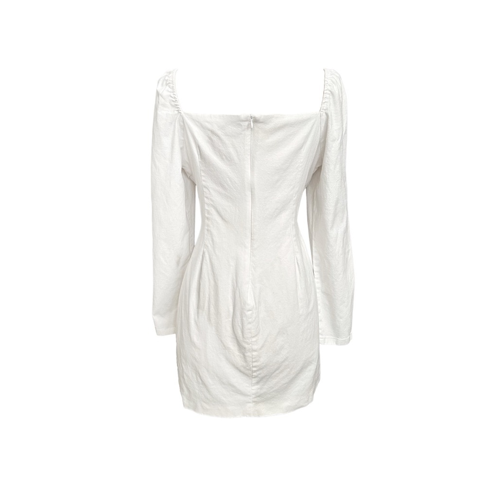 Simmi Ruched Cutout Long Sleeve Dress - Picture 6 of 8
